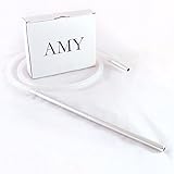 Schlauchset AMY Alu Mundstück 40cm Shisha Silikonschlauch Set (Chrom Transparent)