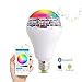 Produktbild Hongxin® E27 4W Smart DJ LED Lampe mit Bluetooth Lautsprecher Dimmer Timer Musiker Wecker RGB + Weiß Licht Frei APP Fernsteuerung durch IOS Iphone und Android Phones