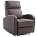 Produktbild Homcom Relaxsessel Verstellbar Liegesessel Sessel Fernsehsessel Wohnzimmer mit Liegefunktion Braun
