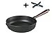 Produktbild Skeppshult Sevierpfanne Gusseisen 0250T - Ø 25 cm - Holzgriff - inkl. Topfuntersetzer