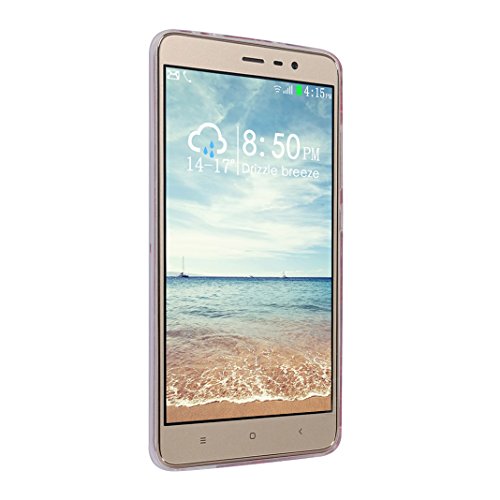 Funda para Xiaomi Redmi Note 3  Asnlove 3D Bling Brillante Glitter Carcasa Silicona Gel TPU Flexible Cover Crystal Clear Case Transparente Protectora Blanda Caso Caja Cubierta para Xiaomi Redmi Note 3 Note 3 Pro 5 5 Pulgadas  Plateado Silicona Funda Case