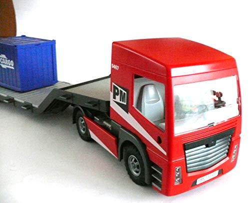 Preisvergleich Produktbild playmobil ® - CITY ACTION - 5467 - LKW - Tieflader - Schwertransporter Bau Baustelle
