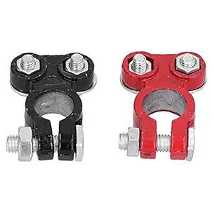 Positive Negative Connector, Anti Corrosion Firm Connection Durable Battery Terminal Clamp for Auto Car