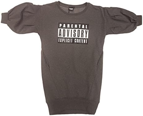 PARENTAL ADVISORY Women's Dress Grey grey Large