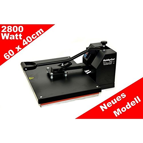 Preisvergleich Produktbild HobbyCut H001-S Transferpresse 60cm x 40cm Textilpresse 2800 Watt