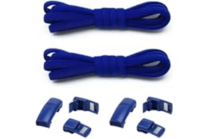 DALLAR Cordones Elásticos Sin Atar - Cordones Redondos Ajustables y Resistentes - Aptos en Botas, Zapatos y Zapatillas - Para Niños y Adultos