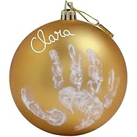 Pallina Di Natale Con Impronta - Decorazione Albero Natalizio, Kit Personalizzato Per Bambini - Foto 10