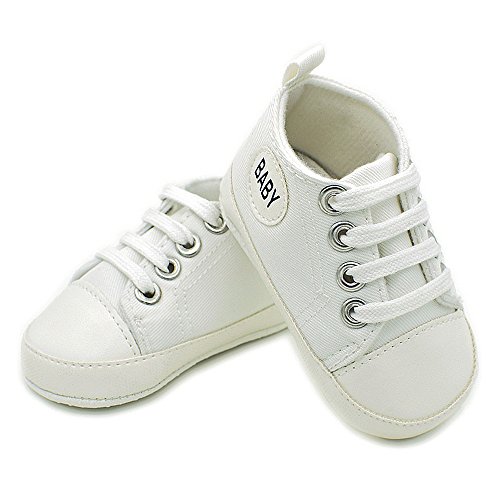 QZBAOSHU Säuglingskleinkind erste Wanderer schuhe weiche untere Segeltuch-Schuhe für Baby-Mädchen-Baby-Jungen - 5