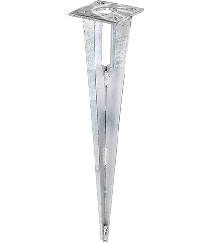 U-paaldrager voor beton, 101 mm, geschikt voor houten palen, thermisch