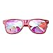Produktbild SHOBDW Sonnenbrille Neu Kaleidoskop Gläser Rave Festival Party EDM Sonnenbrille Beugungslinse (Rot)