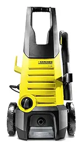 karcher k2.360 1400 watt high pressure home and car washer with wheels (120 bar, 6m cable)