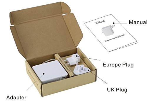 Hello CC® 60W magnetisches Laptop Stromladegerät AC Adapter für MacBook weiß 13“/ MacBook Pro 13″, MacBook weiß Unibody 13″/ MacBook Pro Unibody 13″, MacBook Aluminium Unibody 13″/ MacBook Pro Alu Unibody 13″, MacBook Pro 15″ 2,53 GHz [bis Sommer 2012 Modelle] - 6