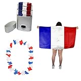 Größe: Hawaiikette: ca. 110 cm Umfang, Poncho: ca. 90 x 150cm (Onesize)