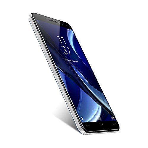 HOMTOM S16 3G Smartphone Ohne Vertrag Android 7.0 5,5 Zoll Display(18: 9) Quad Core Dual SIM 2GB RAM+16GB ROM 8MP+2MP+5MP Kameras Fingerabdrucksensor(Blau)