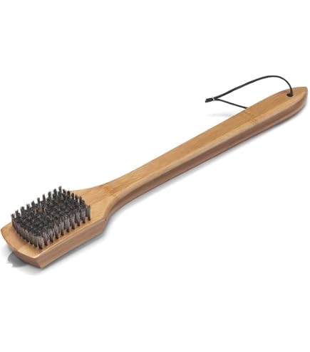 Campingaz - Brosse Nettoyage 3 En 1 | Poils Laiton + Éponge Nylon + Grattoir Métal