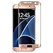 Produktbild Blufox* Rose Gold Samsung Galaxy S7 Edge G935 (Gewölbt) gebogenes Glas Vollabdeckung Screen Protector  PANZERGLAS  JAPAN GLAS  Glas Folie Tempered Glass Schutzfolie 0,33mm Panzerfolie Gorilla Glas Displayschutzfolie Anti-Kratz Displayschutz Gehärtetes Schutzglas incl. Reinigungs-Kit (5,5 Zoll (13,9 cm)