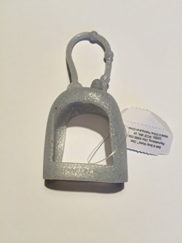 Bath & Body Works Glittery Silver Pocketbac Holder - New Style