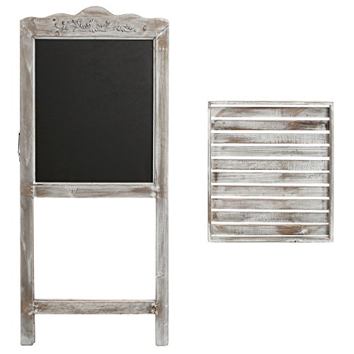 Pizarra para mensajes para tiza pizarr n de pie grande de madera caf lavada de blanco decoraci n retro MyGift reviews Pizarra para mensajes para tiza pizarr n de pie grande de madera caf lavada de blanco decoraci n retro MyGift