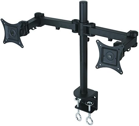 Ergolynx Dual VESA Monitor Arm Stand Desk Mount LCD LED TV Display 2 Twin Double