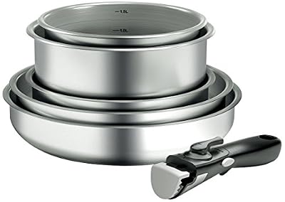 Backen 199906 - Set de Poeles et Casseroles - Inox - 6 Pièces - Tous Feux dont Induction