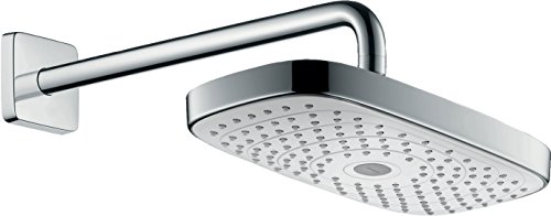 hansgrohe Raindance Select E 300 Kopfbrause, Wandmontage, 2 Strahlarten, weiß/chrom