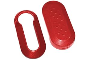 SALPIE Coque pour Clef Voiture Originelle Compatible avec Fiat Lancia Citroën Peugeot pour 3 Boutons Rouge Intense