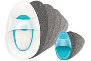 SHOP-STORY Shop Story – Kit di guanti depilatori vibranti, esfolianti, depilazione 100% naturale, rasatura manuale, unisex, epilatore senza dolore