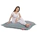 Produktbild QSack Kindersitzsack Indy, inkl. Sitzsack Inlett und deutsche Qualitätsfüllung EPS HBCD frei, Indoor Sitzsack 100x140 cm, Neu (blaugrau)