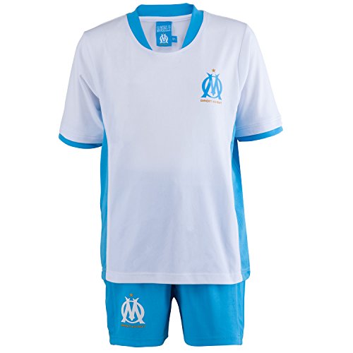 OLYMPIQUE DE MARSEILLE Maillot + Short Om - Collection Officielle Taille Enfant garçon
