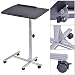 Produktbild Goplus Laptoptisch höhenverstellbar Betttisch Notebooktisch Beistelltisch Pflegetisch mit Bremsen