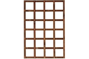 THEGOODGARDEN Griglia in legno per esterno Hortus 60x90 cm, impregnato in autoclave, colore castagno - Spedizione Gratuita da 99€