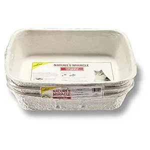 Nature's Miracle Disposable Litter Box, Regular, 3-Pack