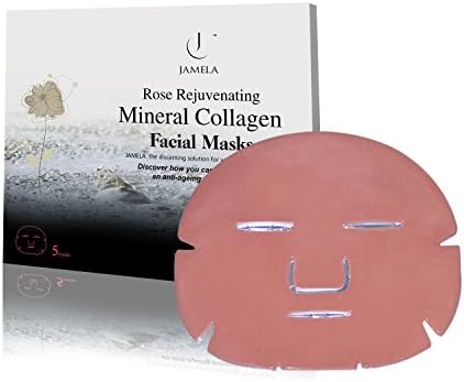 Jamela - Rose Rejuvenating Face Masks (5 Mask Pack)
