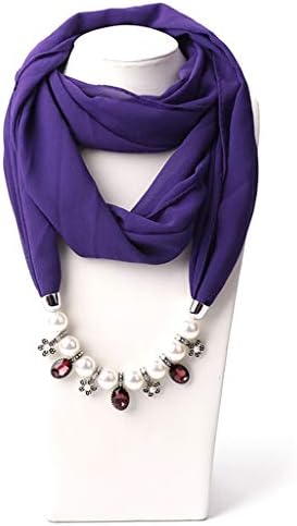 zijianZZJ Women Scarf, New Necklaces Pendants Long Necklace Beads Pendant Scarf Neckerchief Pendant Necklace For Women Bijoux Ethnique Femme Drop shipping