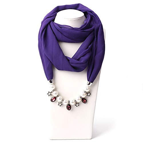 zijianZZJ Women Scarf, New Necklaces Pendants Long Necklace Beads Pendant Scarf Neckerchief Pendant Necklace For Women Bijoux Ethnique Femme Drop shipping