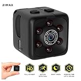 La cámara de niñera más pequeña del mundo: especialmente diseñada como un mini cubo de ZIMAX (0.85in), que lo hace perfecto como cámara de seguridad para el hogar o grabadora de video DVR para automóviles sin atraer la atención.