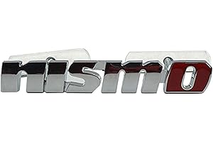 PGONA ofustar Grill Emblem Compatible with Nissan Nismo Grill Emblem Metal Conversion In The Metal Tiida