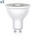 Produktbild ledscom.de GU10 LED Reflektorlampe 6.8W =60W 420lm 30° weiß, 3 STK.
