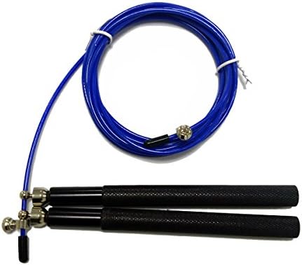 Topperone Skipping Rope - Fitness Skipping Rope for Double Unders- Speed Rope Fitness Lightweight ,Adjustable length cable Jump Fat Burning Exercises and Boxing-Survival and Cross