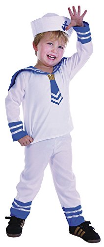 Bristol Novelty Sailor Boy Toddler Costume Edad 2 - 3 años