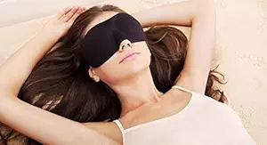 DHS Mart Sleeping Eye Mask Slip Night Sleep Eye black 3D Cotton Cover Super Soft & Smooth Travel Masks for Men Women Girls Boys Kids