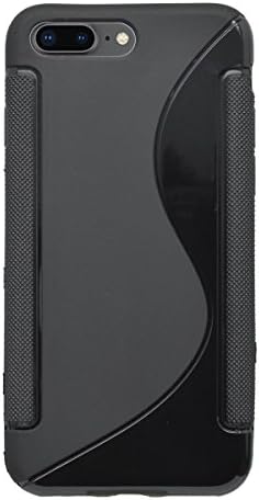 New Silicone Gel S Line Sline Soft TPU Case Cover For Apple iPhone 5 5s 6 6s 7 &amp; 7 Plus Phones (Apple iPhone 8 Plus, Black)