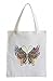 Produktbild Raxxpurl Flower Power Schmetterling Fun Jutebeutel