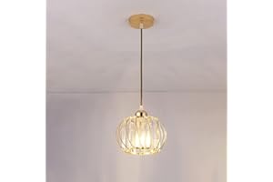 Mengjay Plafoniera Moderna in Cristallo,E27 Lampada da Soffitto a LED,Mini Lampadario in Cristallo per Cucina Sala da Pranzo Ingresso Corridoio Camera da Letto (B)