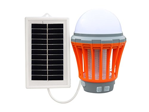 Preisvergleich Produktbild SDCXV Multifunktions LED Haushalt Moskito Lampe Beweglicher Moskito Insektenvernichter Fliegenklatsche Camping Zelt Wasserdichte Lampe (Orange) Romantisch