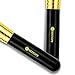 BESTOPE® 8PCs Makeup Brushes Cosmetic Make up Brushes Set Foundation Blending Blush Eyeliner Face Powder Brush for Girls (Black Gold)