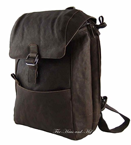 Harold's Rucksack 42 x 30 x 12 cm Rind-Leder 15 Zoll Laptopfach Laptoprucksack 258102
