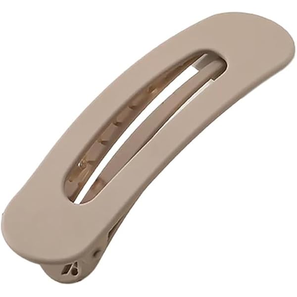 6 Stück Flache Haarspangen (Claw Clips) – Rutschfest, Für Dickes & Dünnes Haar, 9,1 Cm, Verschiedene Farben