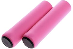 JGR SELECT Puños Bicicleta - 2 Unidades - Puños Bicicleta Montaña MTB – Empuñaduras Manillar Espuma Silicona Ergonómicos, Manguitos, Mangos, Grips – Universal Mountain Bike, Paseo, Ciclismo