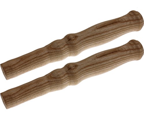 2x Schubkarren Universal Holzgriffe Karrengriff Schiebkarre Schubkarrengriffe Griffe